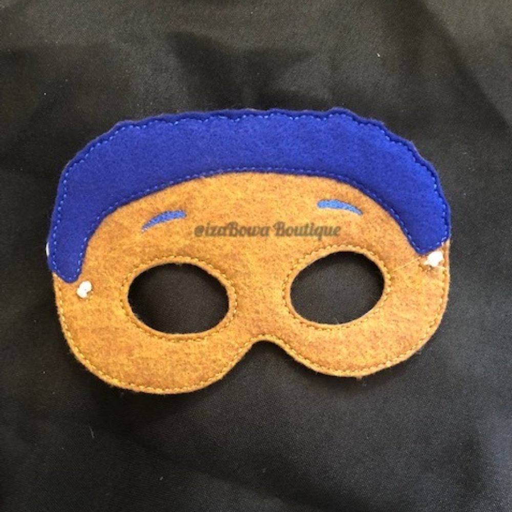 Goby from Bubble Guppies Character Inspired Felt Mask  GOBYMASK  Handmade NWT Bo